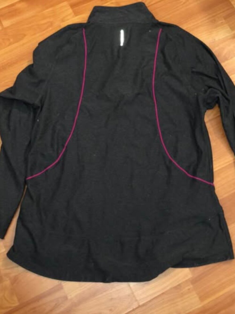 Champion Semi-Fitted Gray Jacket with Pink Piping - Picture 4 of 4